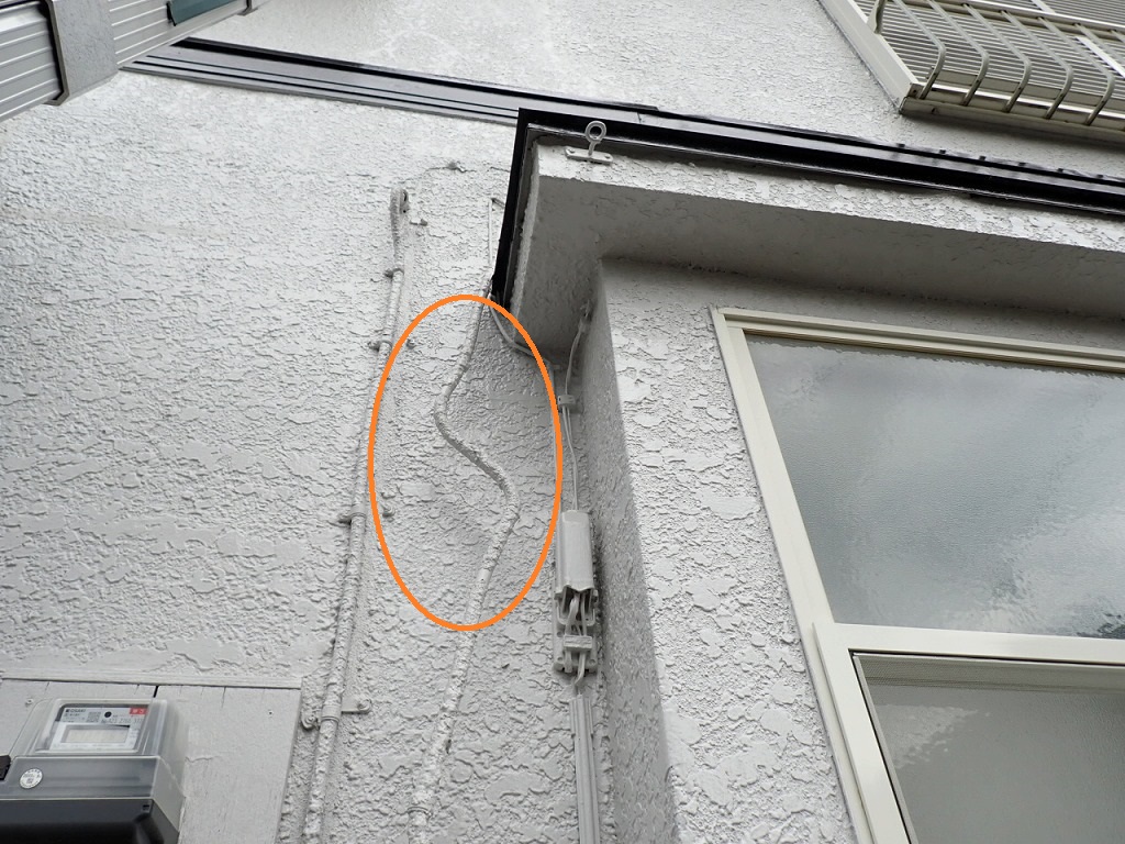 電線の固定