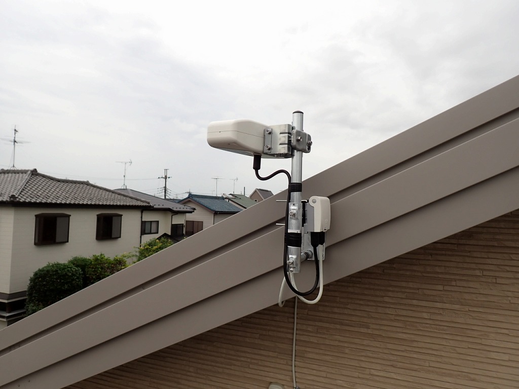 小型アンテナ取り付け