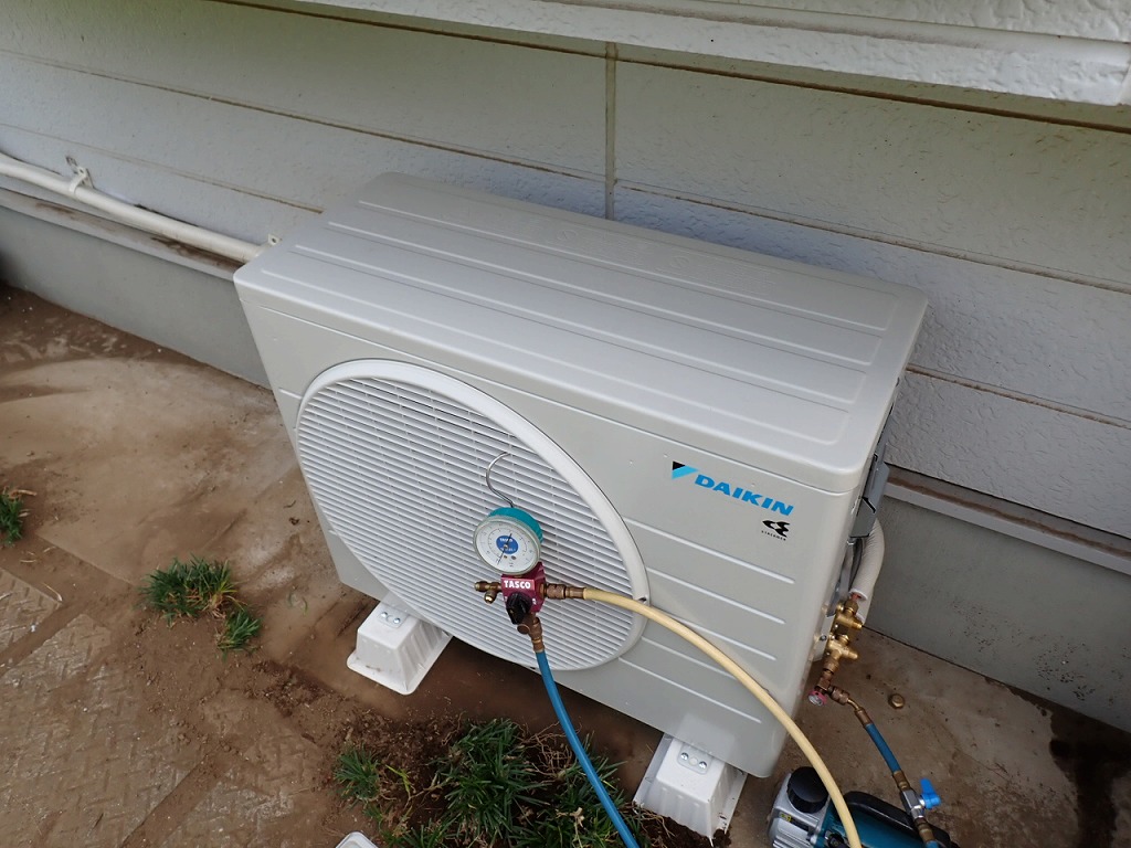 野田市エアコン入れ替え工事