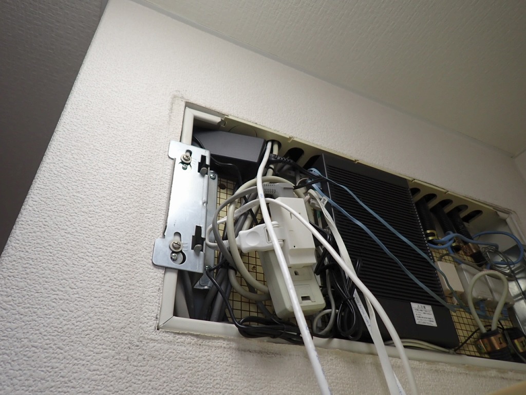 情報分電盤　LAN工事
