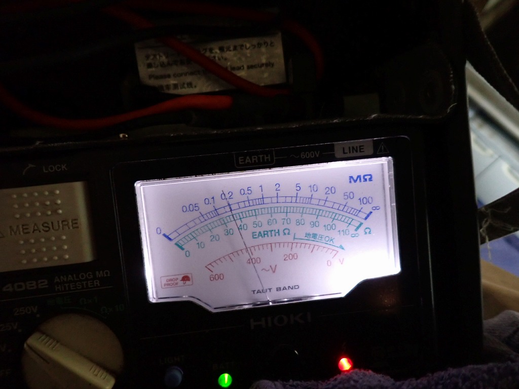 絶縁抵抗値