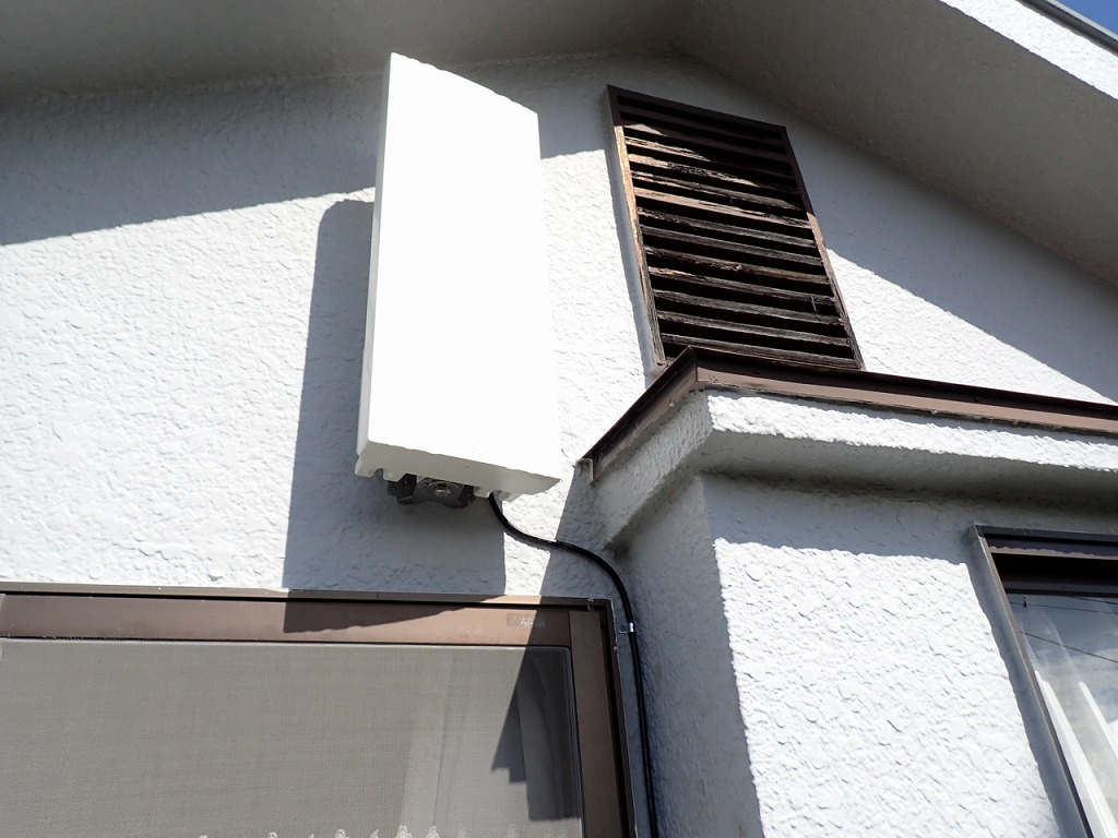 平面型アンテナ取付