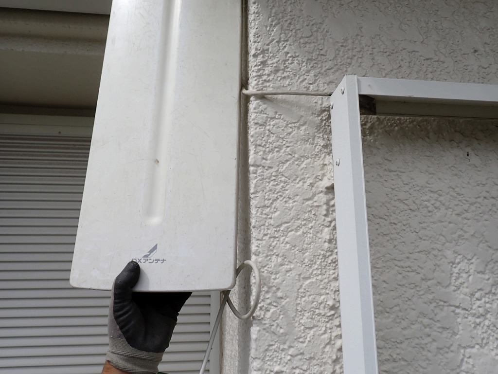 ケーブルテレビを解約してアンテナ取付