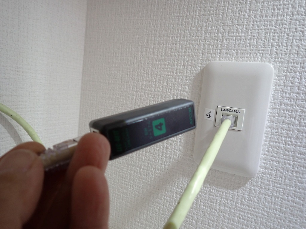 カテゴリー6A(cat6a)LAN配線工事