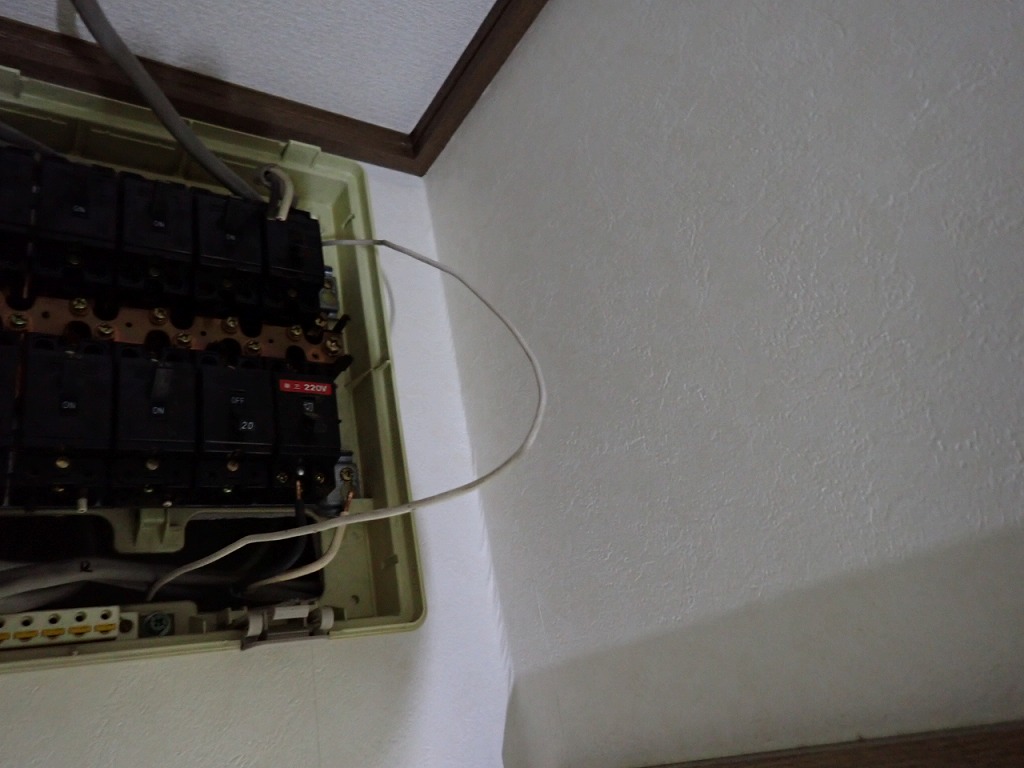 既存単三分電盤