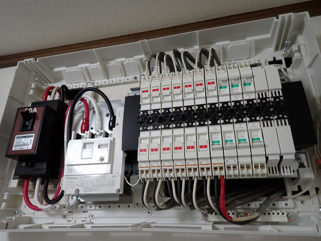 分電盤交換工事　埼玉県越谷市
