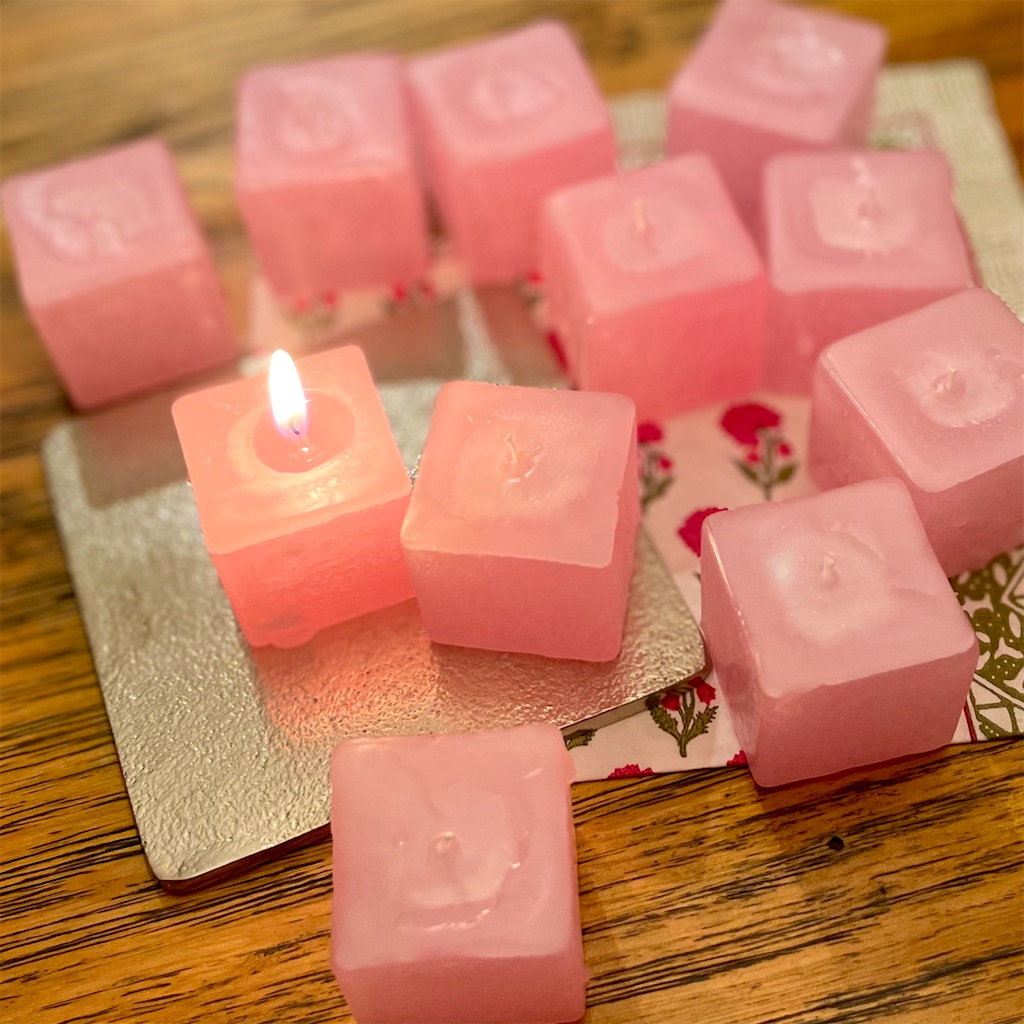 「蜜ろうキャンドル」「PINKキャンドル」追加しました。 味ぽんの888（はちみっつ）ブログ。