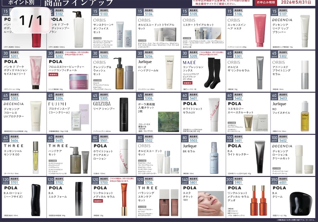 💄 【4927】ポーラ・オルビスHDの株主優待！400株保有で選んだセットが