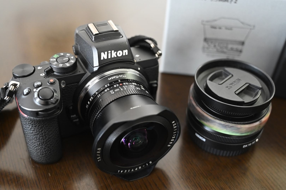 📷TTArtisan 7.5mm f/2 C Fisheye ニコンZマウント 購入しました