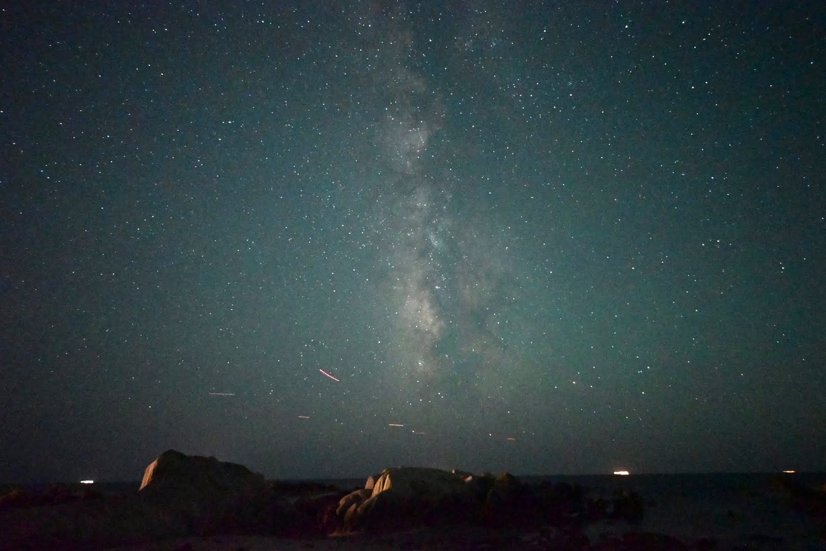 📷NIKKOR Z DX 12-28mm f/3.5-5.6 PZ VR にて天の川撮影『白浜の屏風岩