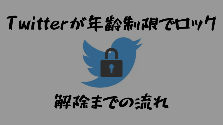 年齢制限でtwitterがロック 解除までにやったこと Newfolder 年齢制限でtwitterがロック 解除までにやったこと Newfolder