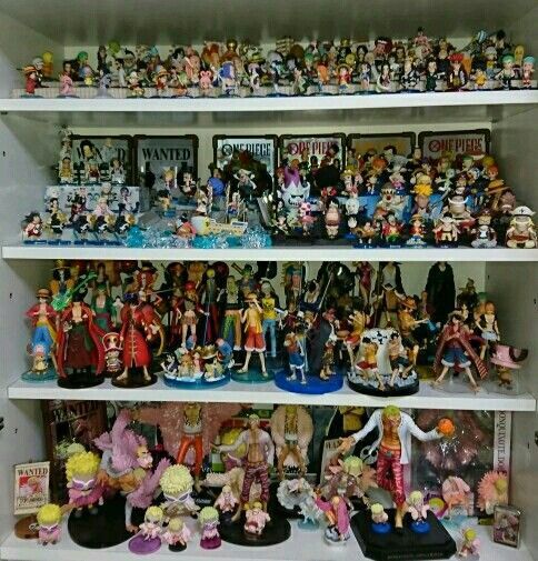 ワンピースフィギュアコレクション 所狭しと並ぶ有様 Oceanview