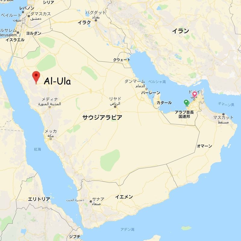 サウジ地図