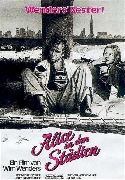 【限定セール，豊富な】 映画 B2 ポスター 都会のアリス ヴィム・ヴェンダース Wim Wenders［ALICE IN DEN STADTEN CAN ジムジャームッシュ ベルリン天使の詩］