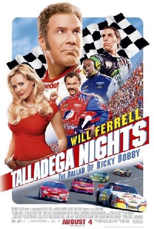 タラデガ・ナイト：オーバルの狼　USオリジナル映画ポスター タラデガ・ナイト オーバルの狼 - しまんちゅシネマ