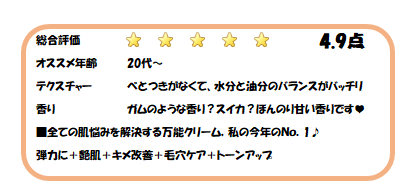 私の決めた採点表