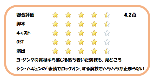私の決めた採点表