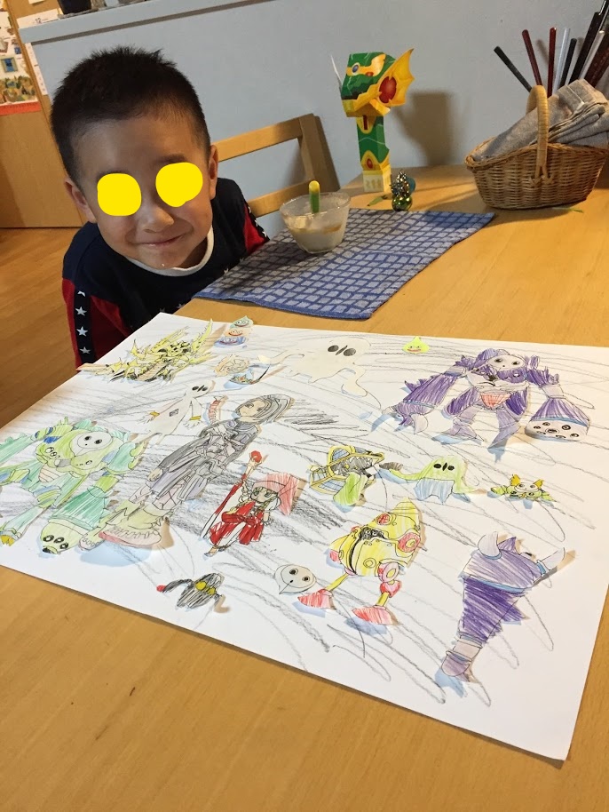 絵心ない夫婦なのに子供はなぜか絵がうまい 木版画のための自画像がリアル 乳がんになって目が覚めた