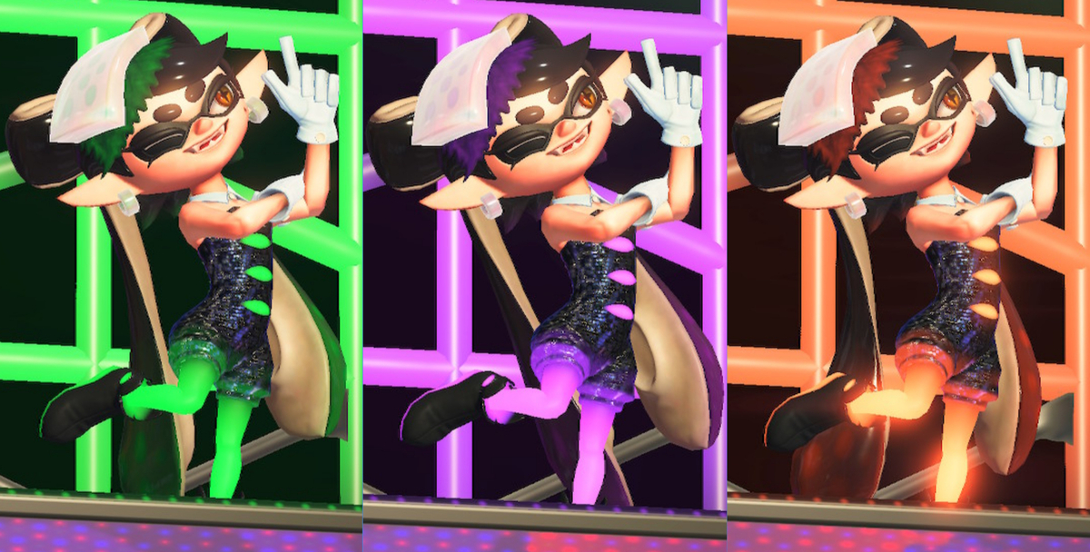 スプラトゥーン3 フェス シオカラーズ＆テンタクルズのカラー