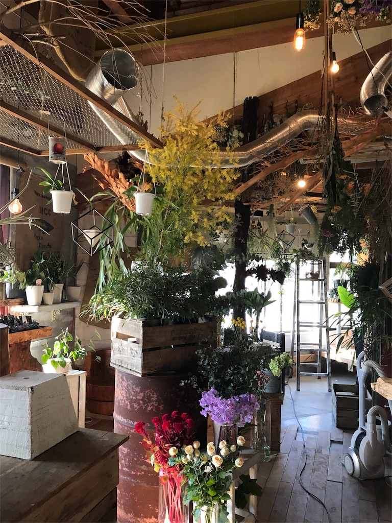 素敵なお花屋さん ぷちてらすにて