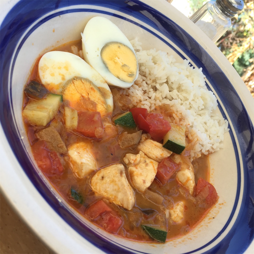 f:id:puuyaan:20190219201503j:plain 焼鳥丼 サンペドロ・ラ・ラグーナ 日本食 カレー