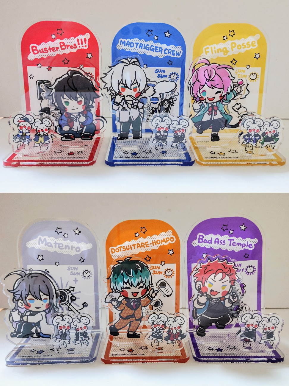 ヒプノシスマイク ヒプマイ シモジマ コラボ アクリルジオラマ 3種セット ヒプノシスマイク×シモジマコラボに行ってきた/人類の進歩と調和