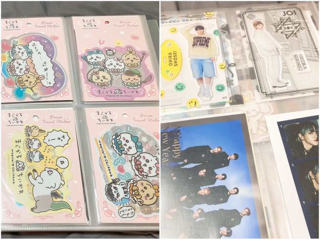ファイル収納ですっきり！】大量のちいかわグッズ・JO1グッズの収納