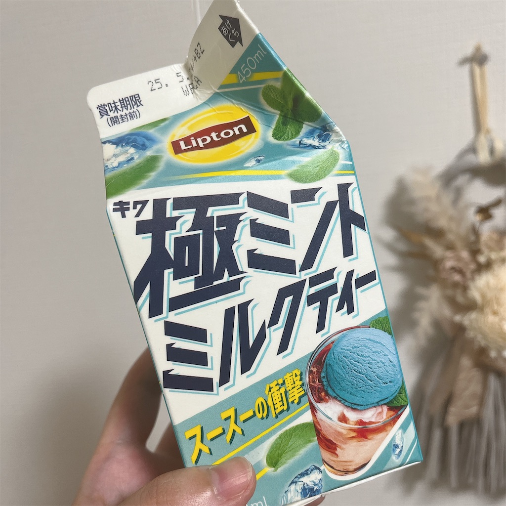 チョコミント2025 #5 ｜ コンビニ限定？リプトンの極ミントミルク