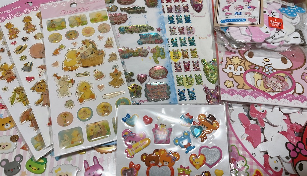 平成当時のシールを買い戻し - たぬまるログ！