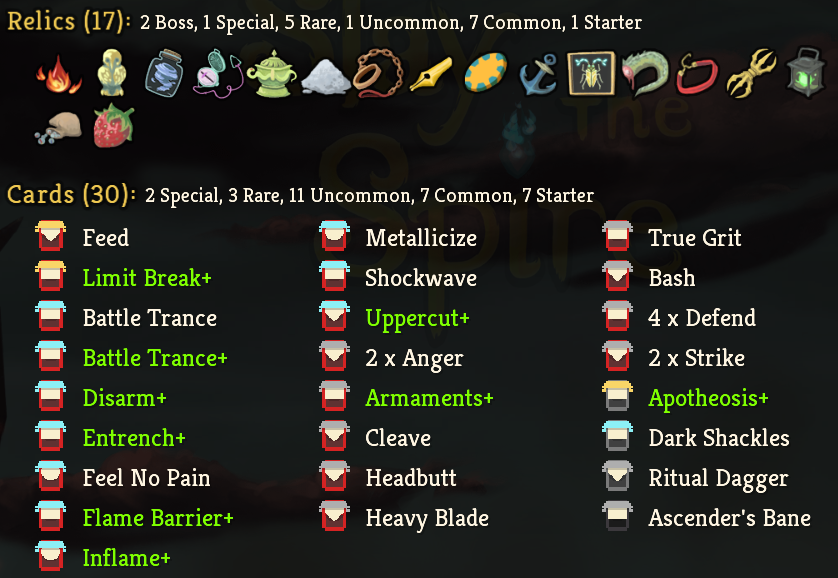 Slay The Spire アイアンクラッド アセンション心臓クリア 011 熱狂する火霊術師 仮