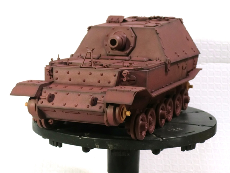 フェルディナント 150100号 その6 オキサイドレッド塗装 - AFV