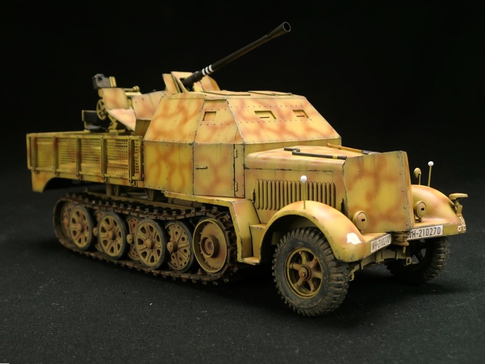 Tamiya Sd.Kfz.7/2 3.7cm FLAK37（フラックザウリア）完 - AFVモデラーの巣