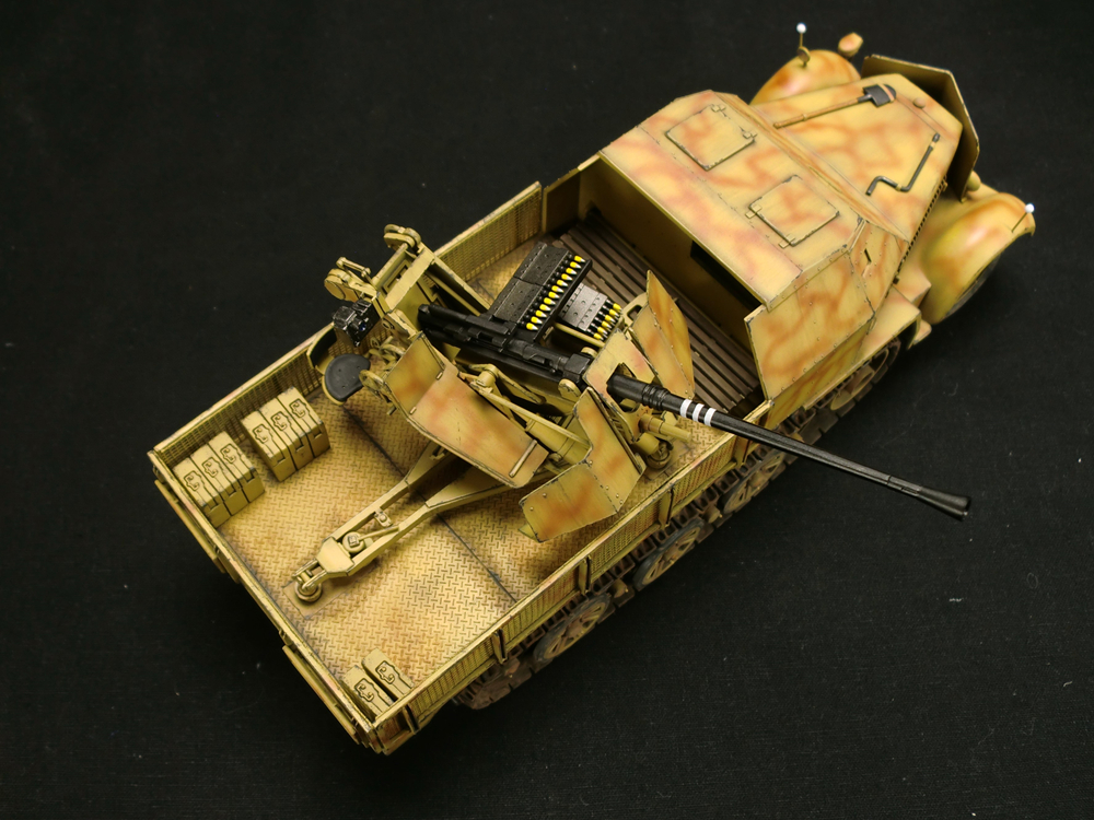 Tamiya Sd.Kfz.7/2 3.7cm FLAK37（フラックザウリア）完 - AFVモデラーの巣