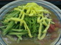 [福しん]クロレラ麺の冷やしそば￥530