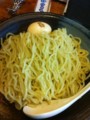 つけ麺 ¥750 ランチサービスで中盛 マイはし持参で味玉サービス。 / 鶏