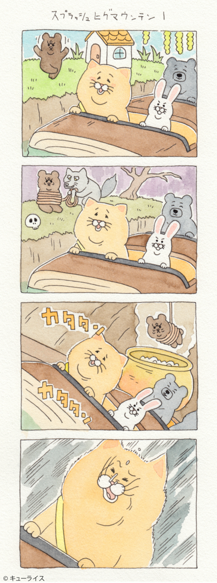 ネコノヒーinテテテーンランド スプラッシュヒグマウンテン1 ネコノヒーinテテテーンランド スプラッシュヒグマウンテン1