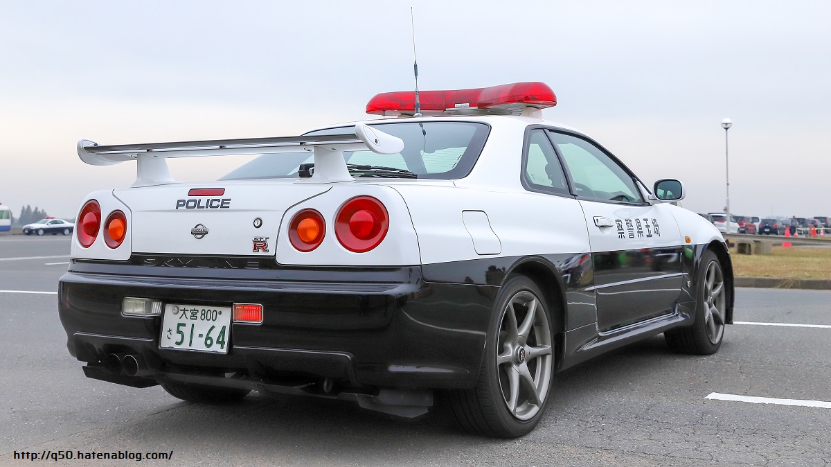Police GTR r34 埼玉県警 日産