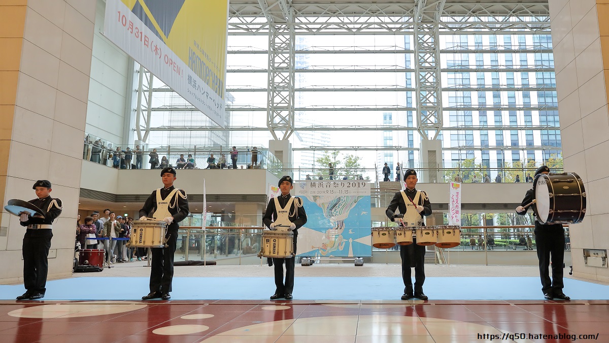 高等工科学校　ドリル部　横浜音祭り