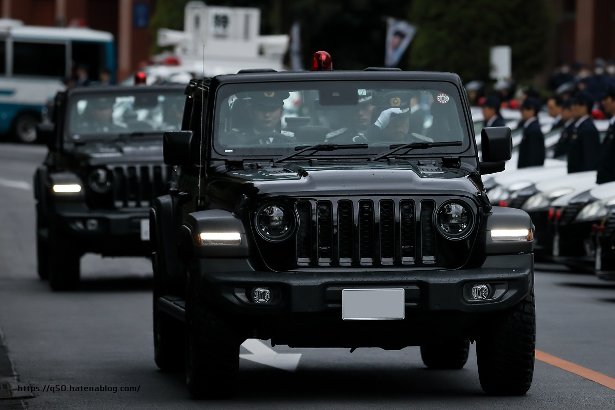警視庁機動隊観閲式　ジープ