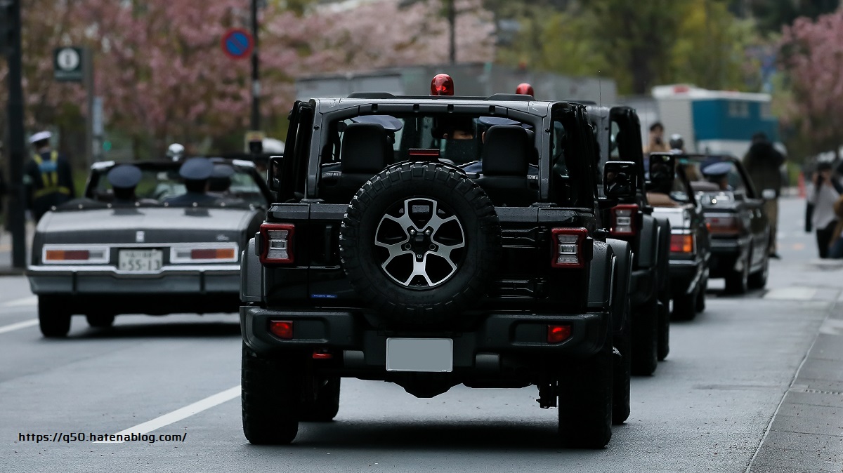 警視庁機動隊観閲式　ラングラー