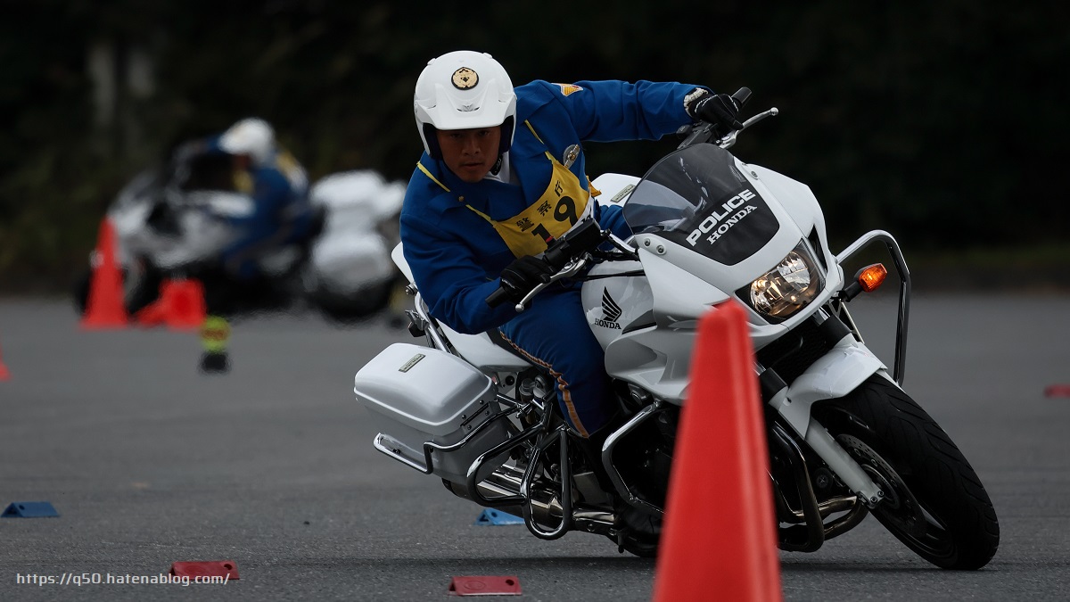 第54回全国白バイ安全運転競技大会 2024 第3日目 傾斜走行操縦競技