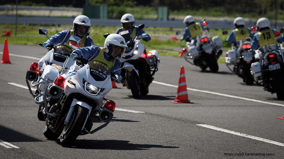 島根県警察 白バイ安全運転競技大会