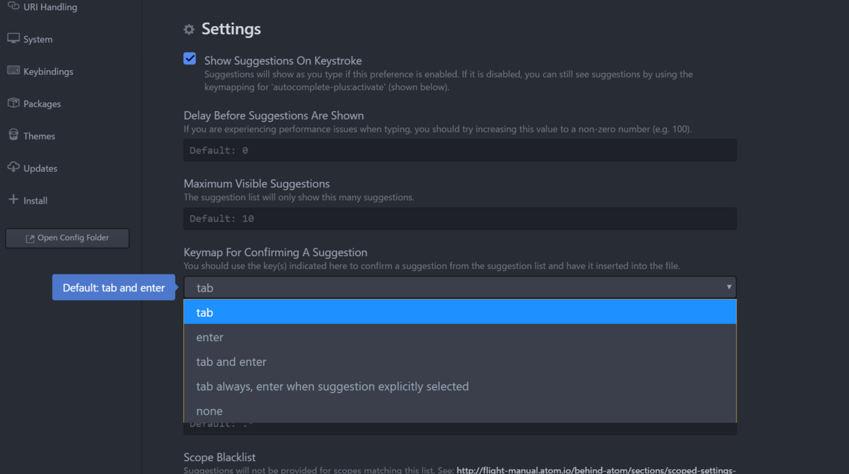 Atomの予測変換について Qinui S Memo