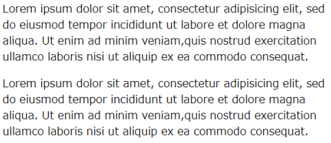 出来上がったページ