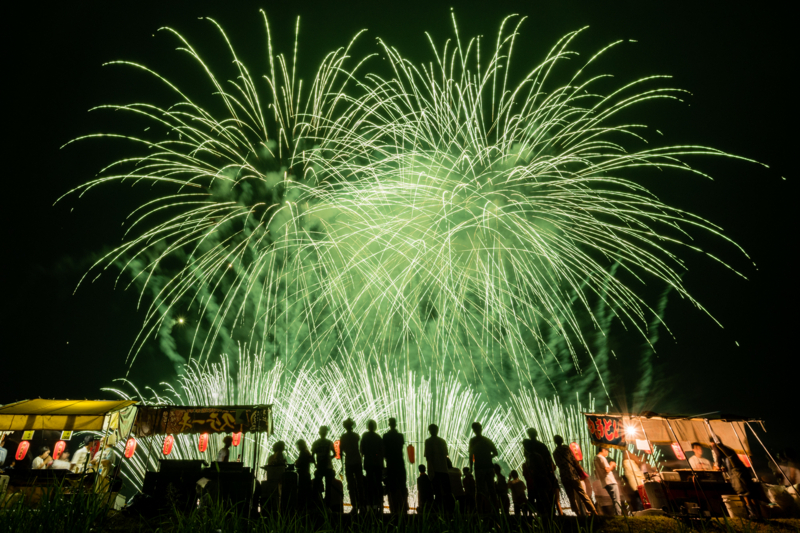 伊豆長岡 花火大会 牛歩的写真中心網録