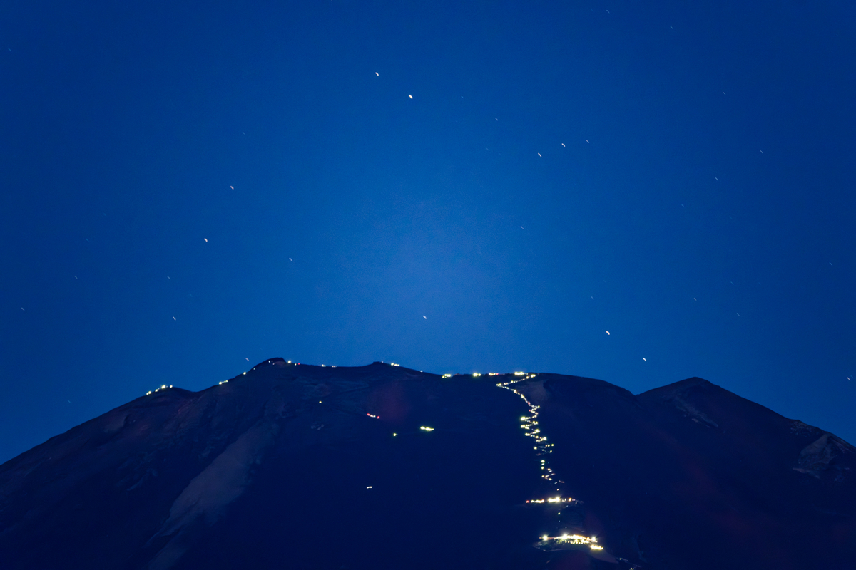 赤富士・桂川の光芒 - 牛歩的写真中心網録”
