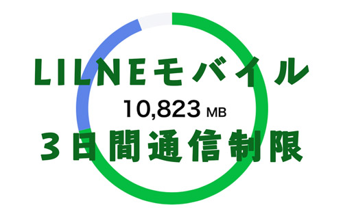 Lineモバイル3日間で1gb以上使ったらどうなるか試してみた Iphone7はじめました