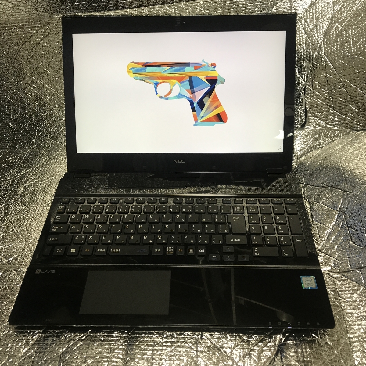 マウンタ装着後、いきなり充電できなくなったNEC LaVie L NS350