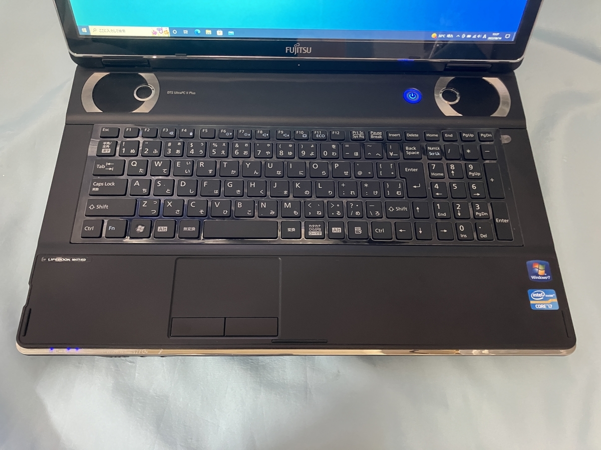 7000円で購入した 富士通 Fujitsu LIFEBOOK NH77/EDをHDD