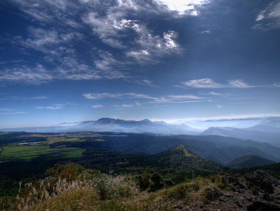 阿蘇山 from 鞍岳